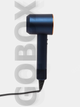 Профессиональный фен стайлер для волос Super Hair Dryer 1600 Вт + 5в1 насадок, синий / золото - изображение 3