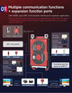 Захисна БМС плата LiFePo4 акумулятора 4S 12В 150A №2179 - изображение 3
