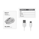 Мышка REAL-EL RM-480W Wireless/Bluetooth White (EL123200050) - изображение 6