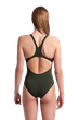 Жіночий суцільний купальник для плавання в басейні Arena Team Swimsuit Swim Pro Solid (004760-900-42) 42 оливковий - зображення 5