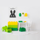 Okrągły pojemnik LEGO Room Copenhagen Storage Brick 1 Green (40301734) - obraz 3