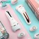 Эпилятор 6 в 1 VGR V-733 12 насадок/600mAh/IPX7/LED display/LED light/Blue (10533) - изображение 6