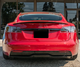 Спойлер на Tesla Model S стиль S черный глянцевый ABS-пластик - изображение 2