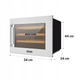 Винный встроенный холодильник на 51 л Klarstein Vinsider 24 Built-In Uno 10029819 - изображение 3
