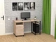 Стіл письмовий FlashNika Loft СКЛ-6 140 дуб молочний - зображення 1