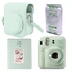 Набор камера Fujifilm Instax Mini 12/Фотобумага 10 шт/Чехол/Фотоальбом 64 фото Зеленый - изображение 1