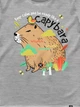 Футболка женская Dubhumans Капибара Серый меланж XL (CAP-TW-G-XL) - изображение 2