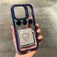Чохол iPhone 15 Pro Max Crystal Stand Camera pink - изображение 3