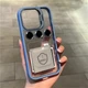 Чохол iPhone 15 Pro Max Crystal Stand Camera pink - изображение 6