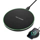 Зарядное устройство беспроводное Wireless Charger Pad Type-C Voltronic Fast Charging 15W, упаковка пакет - изображение 1