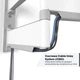 Настенное крепление для телевизора Vogels TVM 5645 White (5856451) - изображение 7