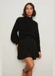 В'язаний зимовий жіночий светр, джемпер NA-KD Knitted Sweater XS Чорний - зображення 4