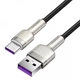 Кабель Baseus Cafule Metal Data Type-C 66W (2m) (black) - зображення 2