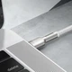 Кабель Baseus Cafule Metal Type-C to Type-C 100W 2m white - зображення 6