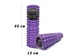 Массажный ролик EasyFit Solid Grid Roller 45 см v.2.2s фиолетовый (EF-2053-V) - изображение 2