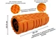 Массажный ролик EasyFit Solid Roller v.1.1s 33 см оранжевый (EF-2050-Or) - изображение 6