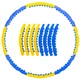 Обруч массажный 100 см 2,1 кг для похудения разборной Хула Хуп Hula Hoop DYNAMIC HOOP JS-6018 - изображение 2