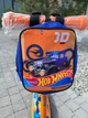 Дитячий самокат 3-х колісний Hot Wheels колеса з підсвічуванням помаранчевий - зображення 3