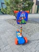 Детский самокат 3-х колесный Hot Wheels колеса с подсветкой синий - изображение 2