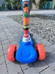 Детский самокат 3-х колесный Hot Wheels колеса с подсветкой синий - изображение 3
