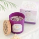Зодіакальна ароматична свічка Elements of home fragrance з кристалами Водолій. Аромат бергамот і мандарин, камінь аметист. - изображение 6