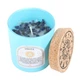 Зодіакальна ароматична свічка Elements of home fragrance з кристалами Риби. Аромат гарденія, камінь содаліт - зображення 2