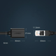 Мережевий кабель UGREEN NW112 Cat 6 F/UTP Ethernet RJ45 Extension Male/Female Patch Cords 5m Black 11283 - зображення 2