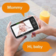 Видеоняня Baby Monitor SM-650 + гибкий держатель камеры, 5-дюймовый ЖК-монитор, поворотный дисплей, датчик звука, ночное виденье, беспроводная, поворотная радионяня, измерение температуры - изображение 11