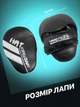Лапи боксерські гнуті Лапи для боксу кікбоксингу професійні 2 шт (чорні 25х19х5 см) - зображення 5