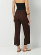 Брюки женские Zara 4331/357 S Коричневые (04331035717028) - изображение 2