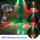 Energolux QR-406 LED+Laser, зіркове світло, cвітломузика з пультом, лазерний диско проектор 360° з рухливим ефектом, активація під ритм музики - зображення 5