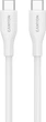 Kabel Canyon CC60SC10 Type-C to Type-C 60W 1 m Silicon White (CNS-CC60SC10W) - obraz 2
