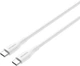 Kabel Canyon CC60SC10 Type-C to Type-C 60W 1 m Silicon White (CNS-CC60SC10W) - obraz 3