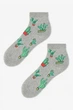 Шкарпетки жіночі Marilyn короткі бавовняні 36-40(р) grey (SOCKS SC CACTUS) - изображение 1