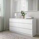 Комод IKEA KULLEN на 6 ящиков IKEA 903.092.45 белый - изображение 1