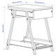 Комод TROTTEN IKEA 204.747.62 - изображение 5