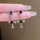 Сережки ажурные Кресты в стиле y2k готика хелоуин бижутерия Fashion Jewerly серебристые (SVS) - изображение 2