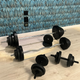 Лавка для жиму RN-Sport ReadMeBlack + 4 грифи, 100 кг дисків (RMB-100) - зображення 13