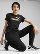 Футболка хлопковая женская Puma Ess Metallic No. 1 Logo Tee 63153651 S Black-Metallic Gold (4067983496820) - изображение 3