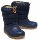 Детские зимние сапоги Crocs Classic Neo Puff Boot Т 24 Синий/коричневый 207683 - изображение 1