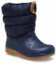 Детские зимние сапоги Crocs Classic Neo Puff Boot Т 24 Синий/коричневый 207683 - изображение 2