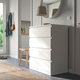 Комод MALM на 4 ящика IKEA 304.035.71 белый - изображение 5