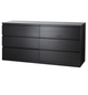 Комод MALM IKEA 604.035.79 черно-коричневый - изображение 1