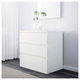 Комод MALM IKEA 204.035.62 белый - изображение 5