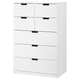Комод NORDLI IKEA 992.395.02 белый - изображение 2