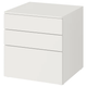Комод SMASTAD / PLATSA на 3 шухляди IKEA 993.875.21 білий - зображення 1