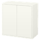 Шкафчик с 2 дверками и 1 полкой EKET 70x35x70 см IKEA 203.339.51 белый - изображение 1