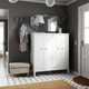Шкаф IDANAS 121x135 см IKEA 204.588.23 - изображение 4