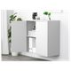 Шкафчик с 2 дверками и 1 полкой EKET 70x35x70 см IKEA 203.339.51 белый - изображение 5