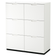 Комод GALANT 102x120 см IKEA 893.041.02 белый - изображение 4